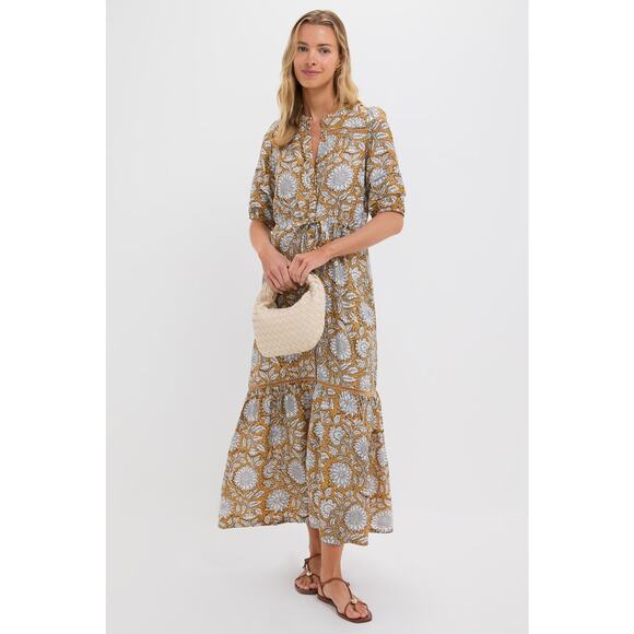 LOVE TOMAS BY EMERSON FRY Arles Satin Lucy 4 Short Sleeve Dress NWT L - Picture 4 of 7